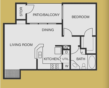 1BR/1BA - A3