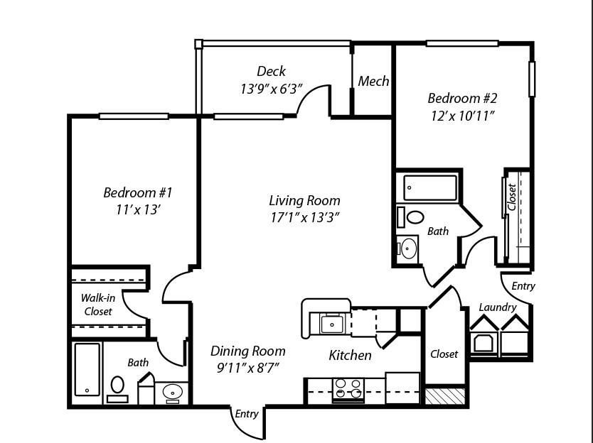 Floor Plan - B3R The Hampden Renovated