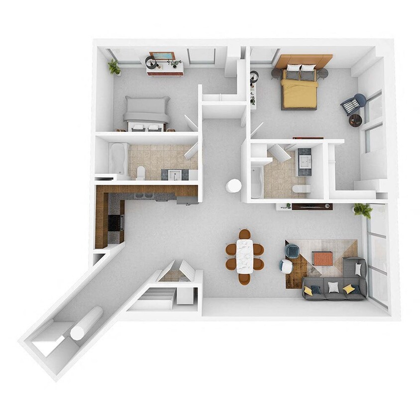 Floor Plan - C1 - The Monroe