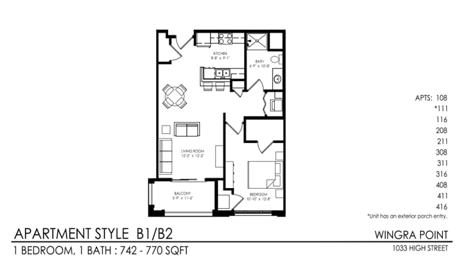 Floor Plan - B1/B2