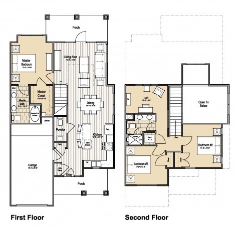 Floor Plan - Onyx - Townhome