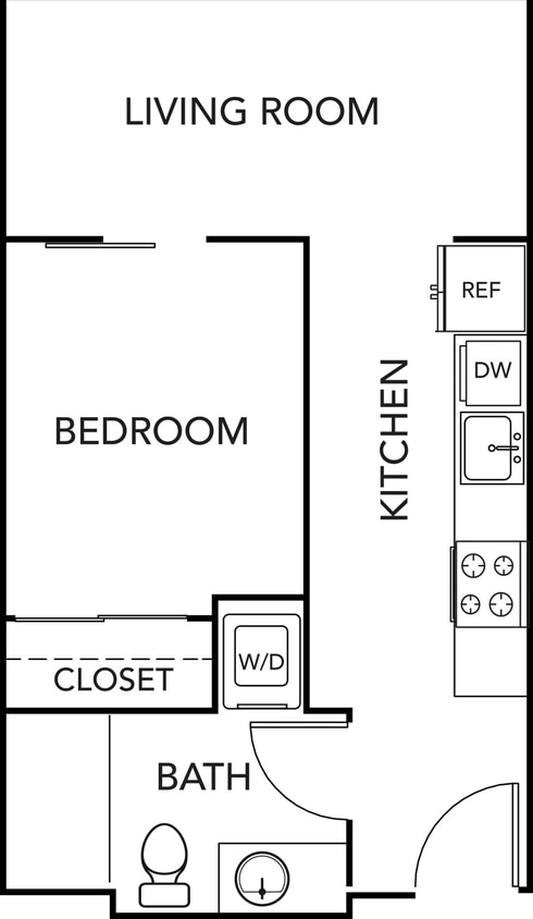 Floor Plan - Bryant A1 Alt Unit 238