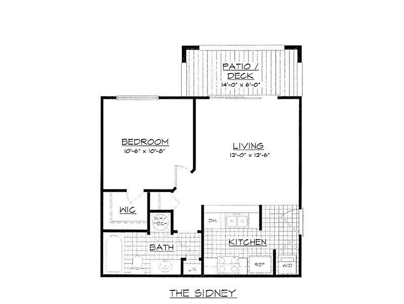 Floor Plan - The Sidney