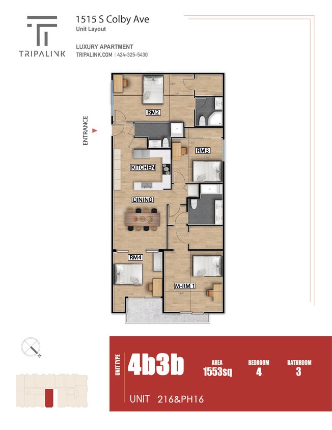 Floor Plan - Unit 216