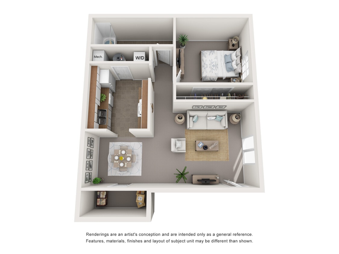 Floor Plan - Columbia - Renovated