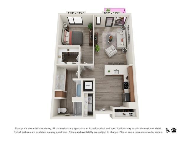 Floor Plan - 1A