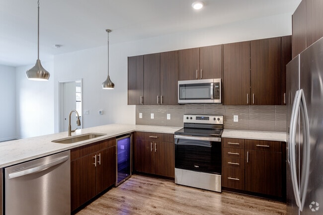 1BR, 1BA + Den - A4 - The Apex at CityPlace