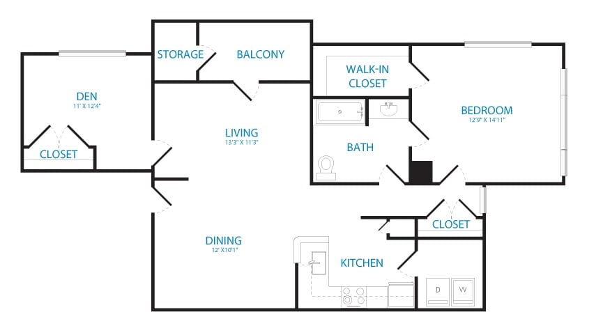 Floor Plan - The Berkeley
