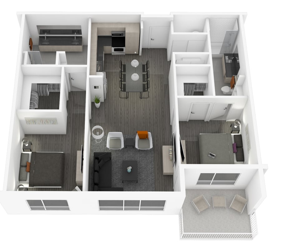 Floor Plan - 2C