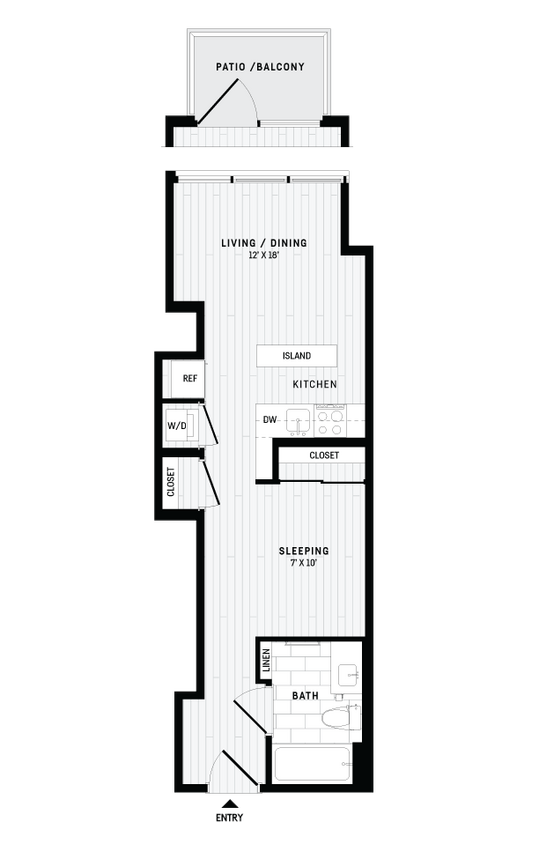 Floor Plan - A2A - Studio Suite