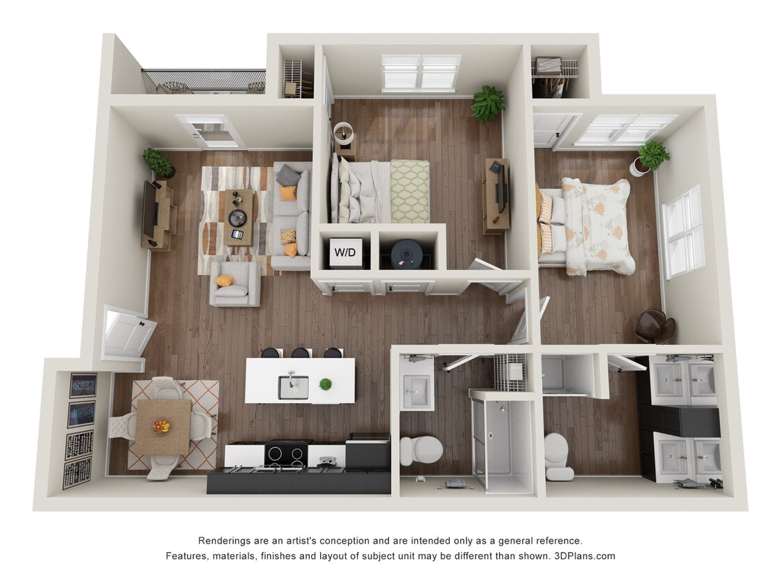 Pointe Grand Jacksonville West_2x2_NoDIM - 2 Bedroom, 2 Bathroom