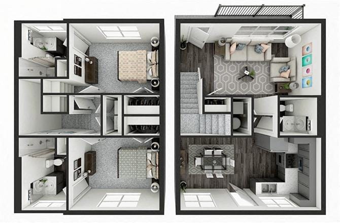 Floor Plan - 2 Bedroom