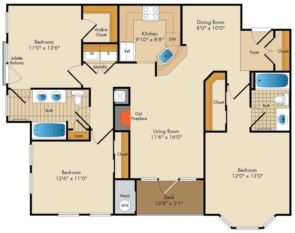 Floor Plan - South Hampton