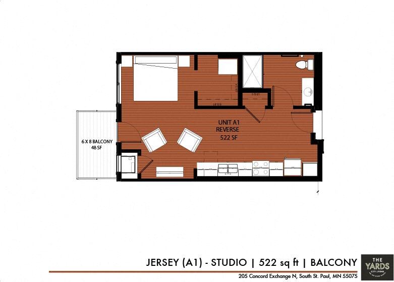 Floor Plan - Jersey (A1)