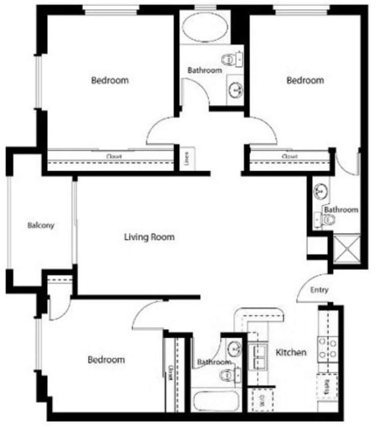 Floor Plan - Wilshire A