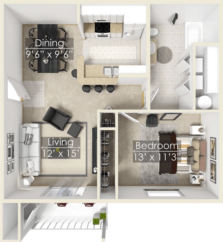 Floor Plan - HONEYSUCKLE