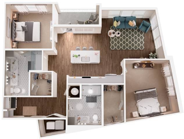 Floor Plan - B7B