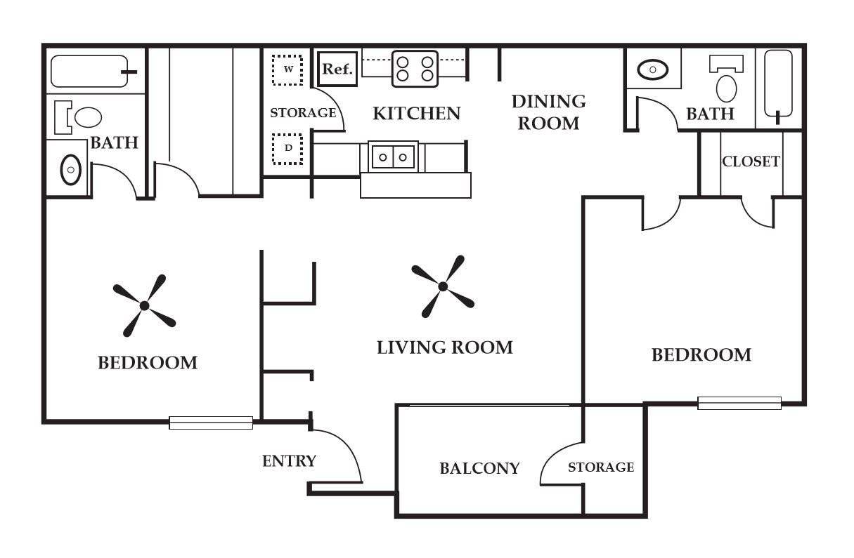 Split Style Two Bdrm - Split Style Two Bdrm