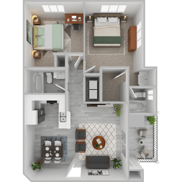 planI_494979.png - Plan I- 2 bed 2 bath