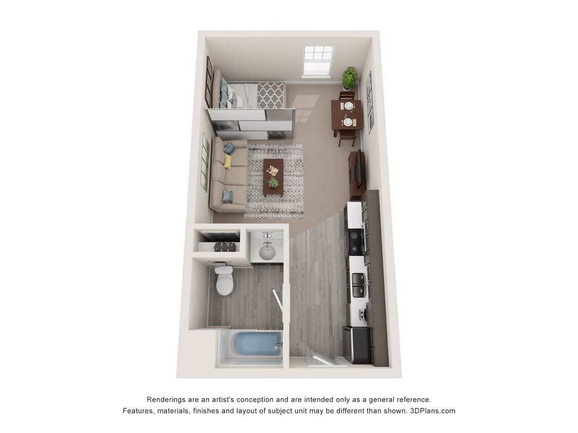 Floor Plan - Studio Elevation 4000