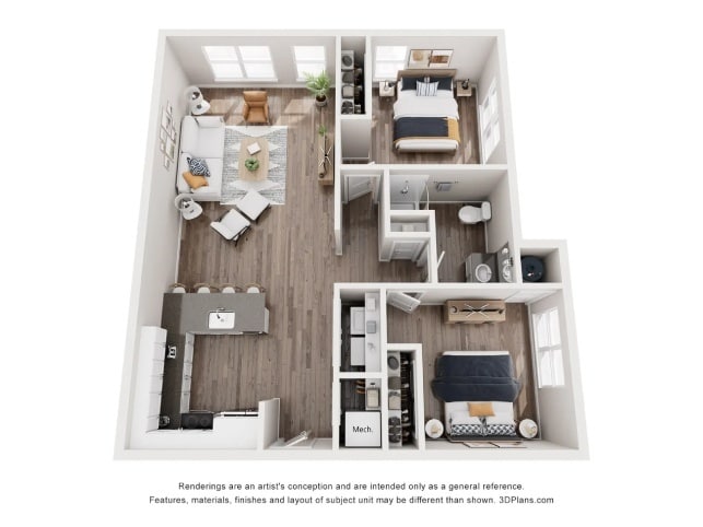 Floor Plan - Canyon (2x1)
