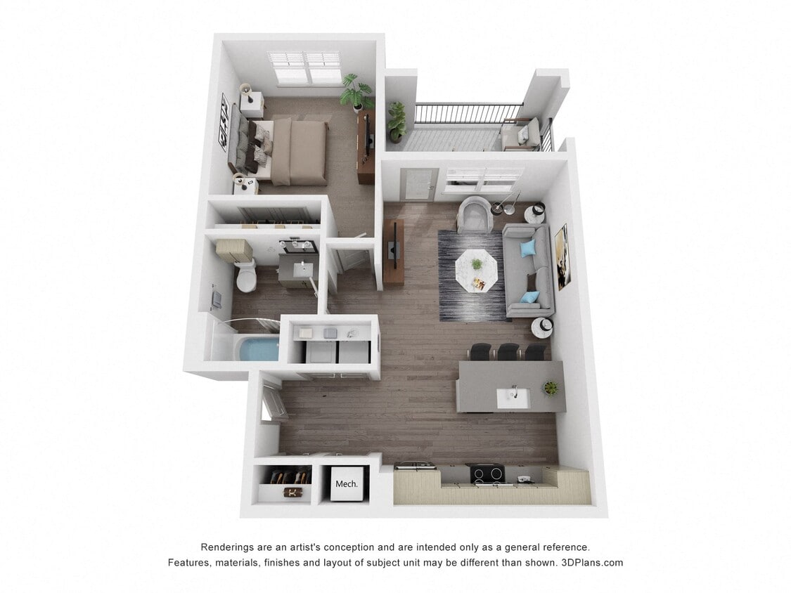 Floor Plan - The Loft (A2)