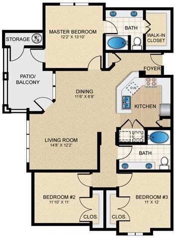 Floor Plan - Alamo