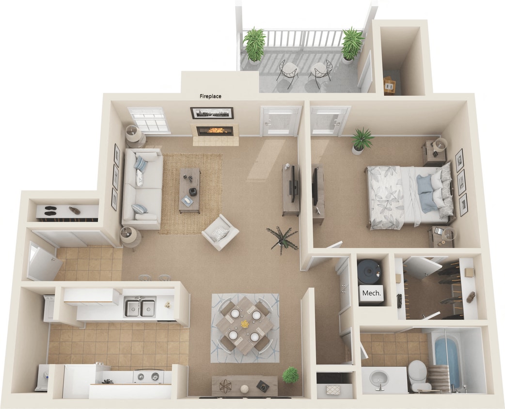 Floor Plan - Seacrest Renovated