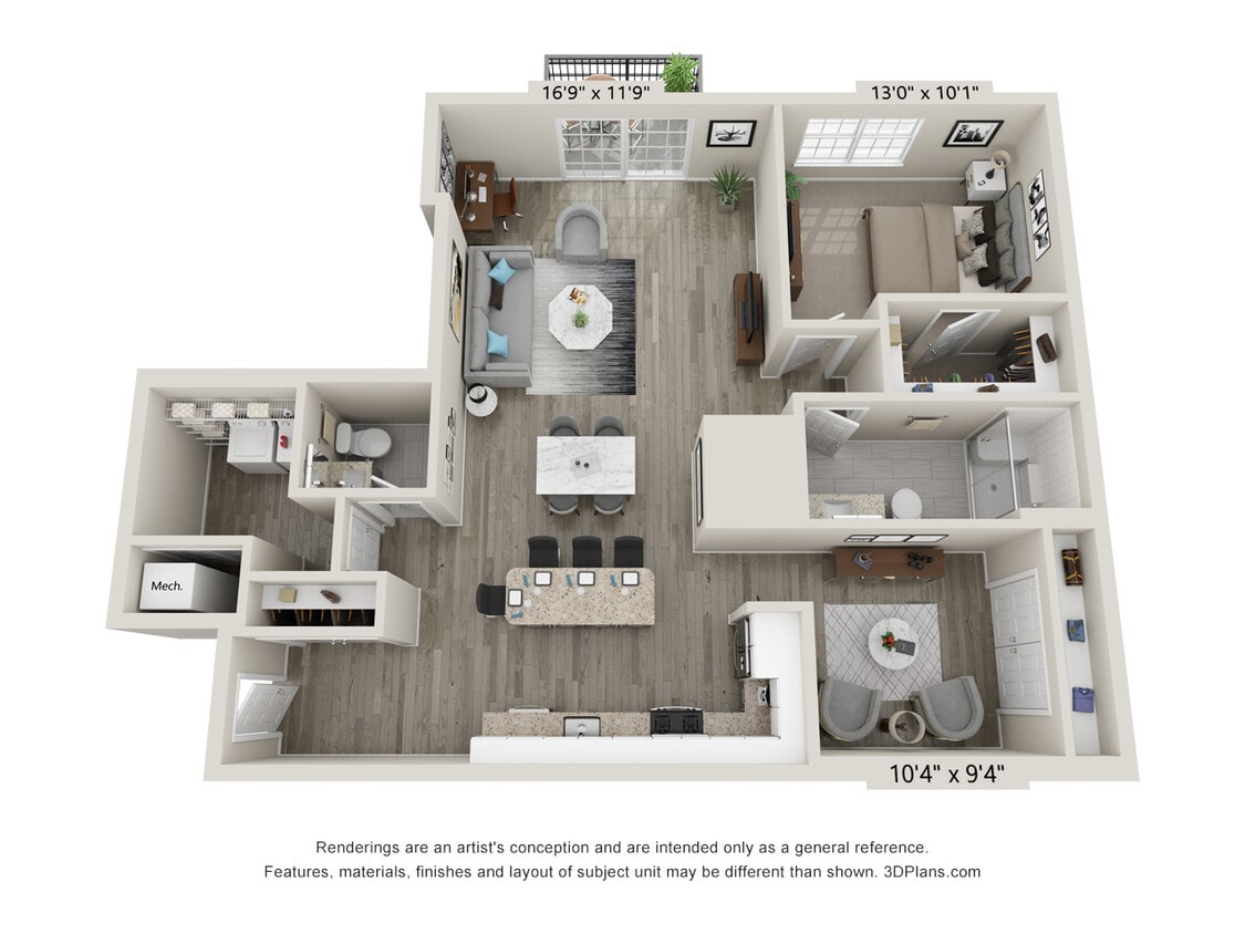 Floor Plan - The Flagstone A with Den