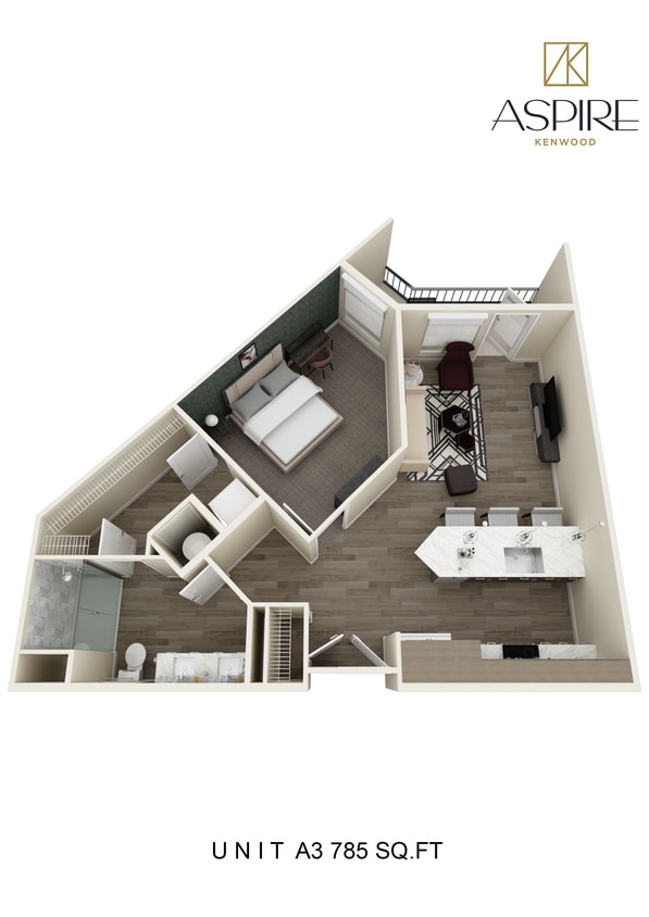 7161-AspireKenwood_Unit A3_Floorplan.jpg - One Bedroom