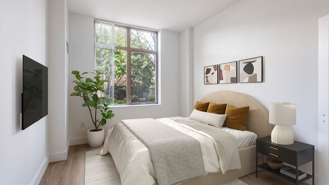 Bedroom with Hard Surface Flooring - Third Square