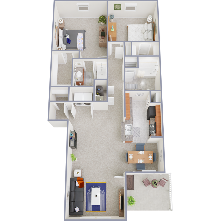Floor Plan - The Borkhardt