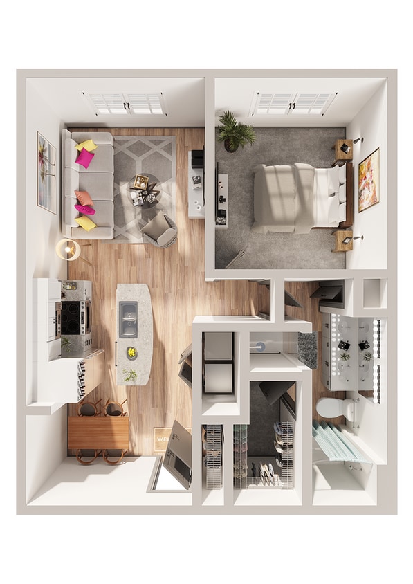 Legacy North - A1RR1 Floorplan - A1R
