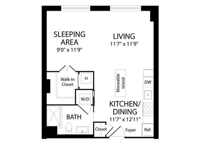 Floor Plan - Studio-S7