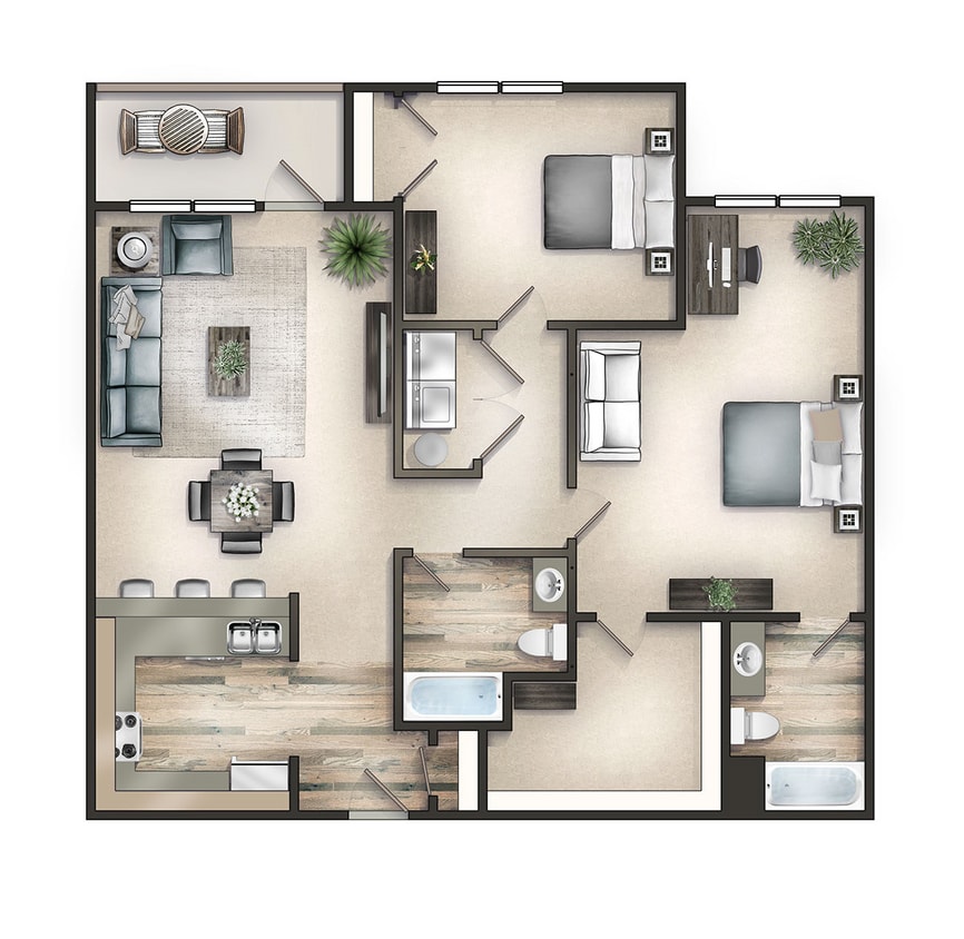 Floor Plan - The Hamlet