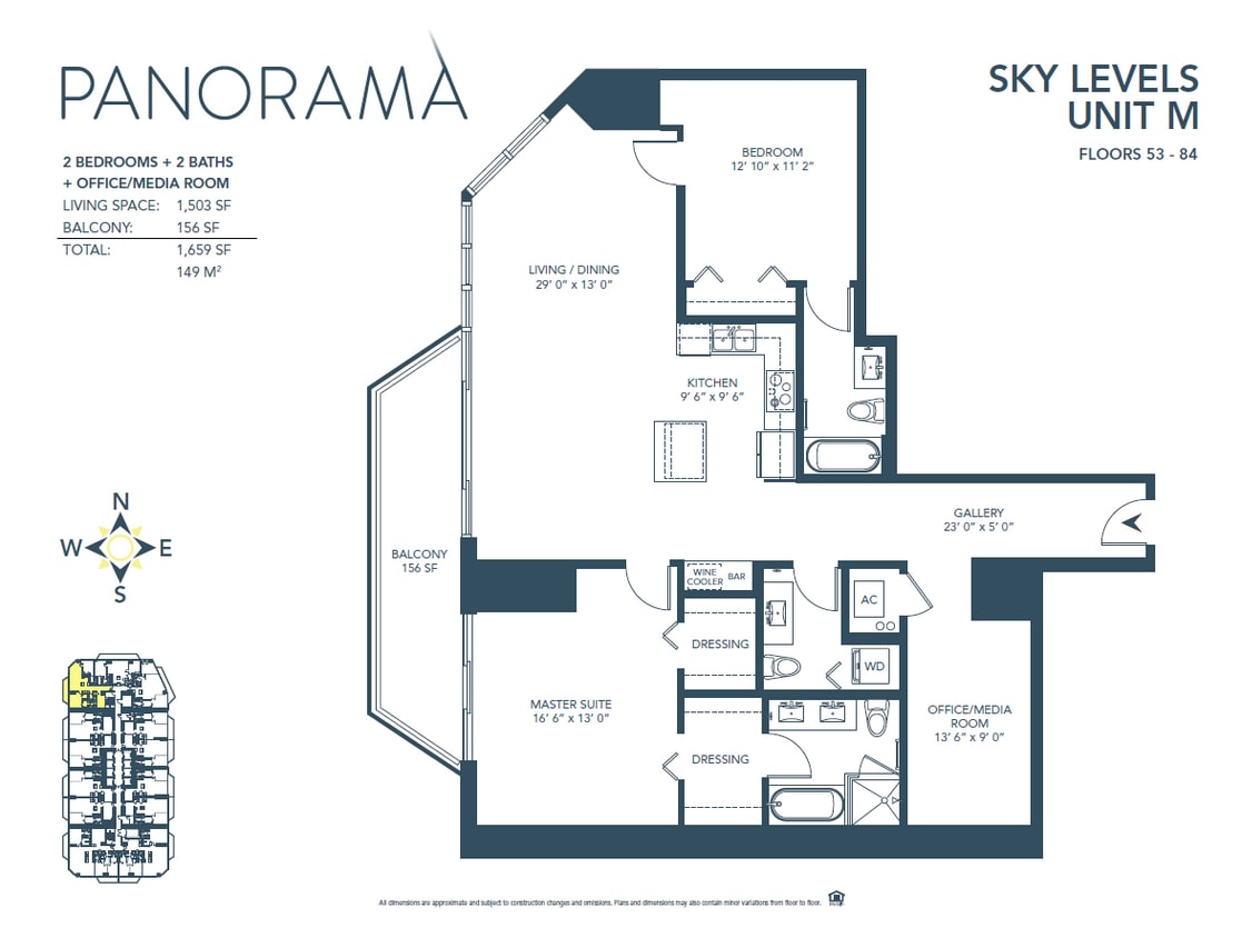 Floor Plan - M Line - Sky Level