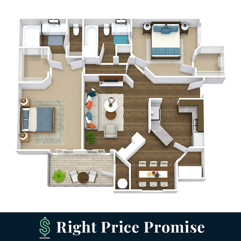 Floor Plan - 2 Bedroom