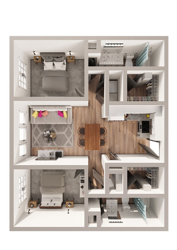 Legacy North - B2EC0 Floor Plan - B2E