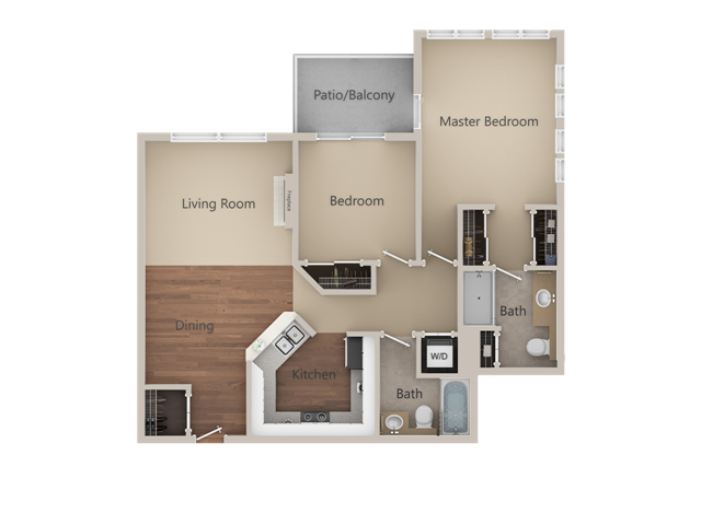 Floor Plan - 2X2-Burnett