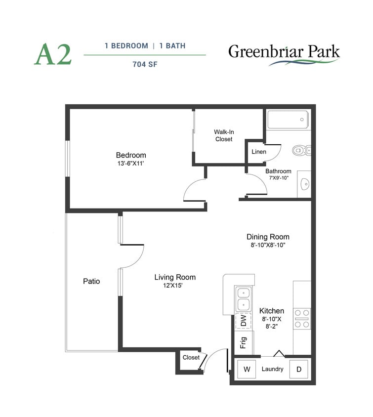 A2R - 1x1 Floor Plan - A2R