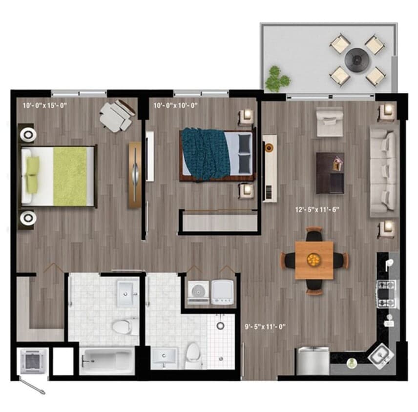Floor Plan - The Key Lime