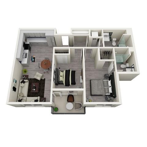 Floor Plan - 2X2 F