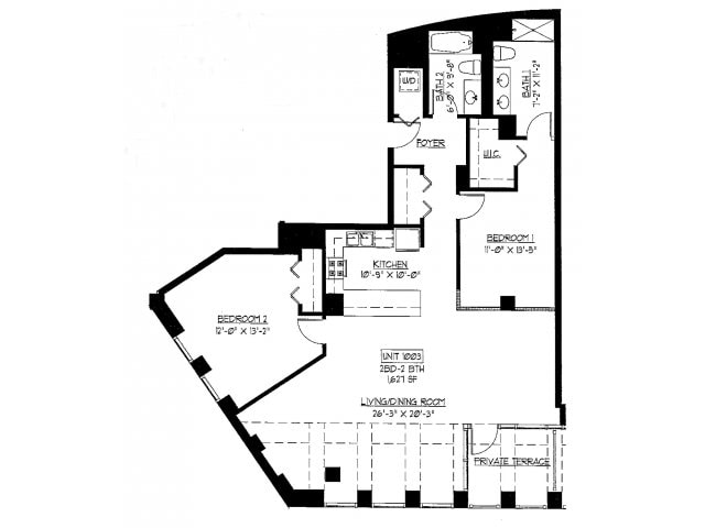 LC2 - Two Bedroom Loft