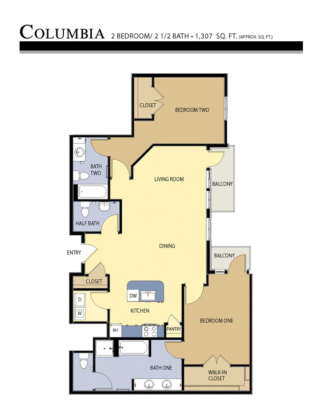 Floor Plan - Columbia