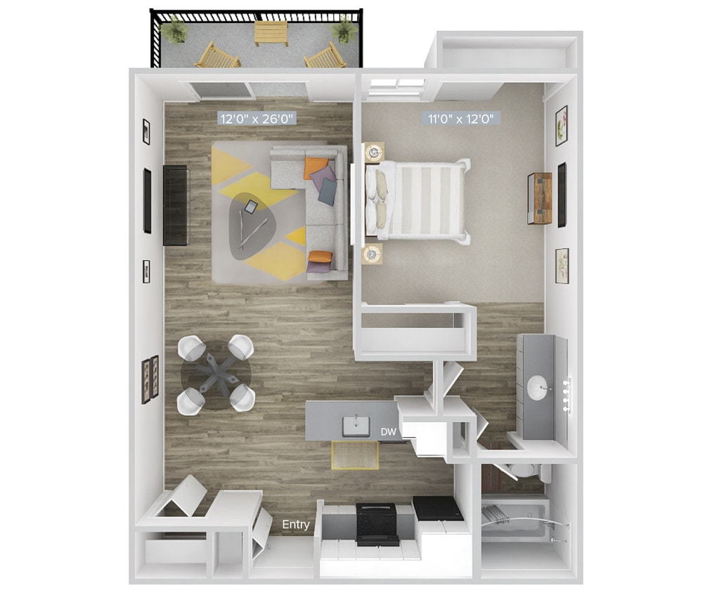 Floor Plan - A1-664-1