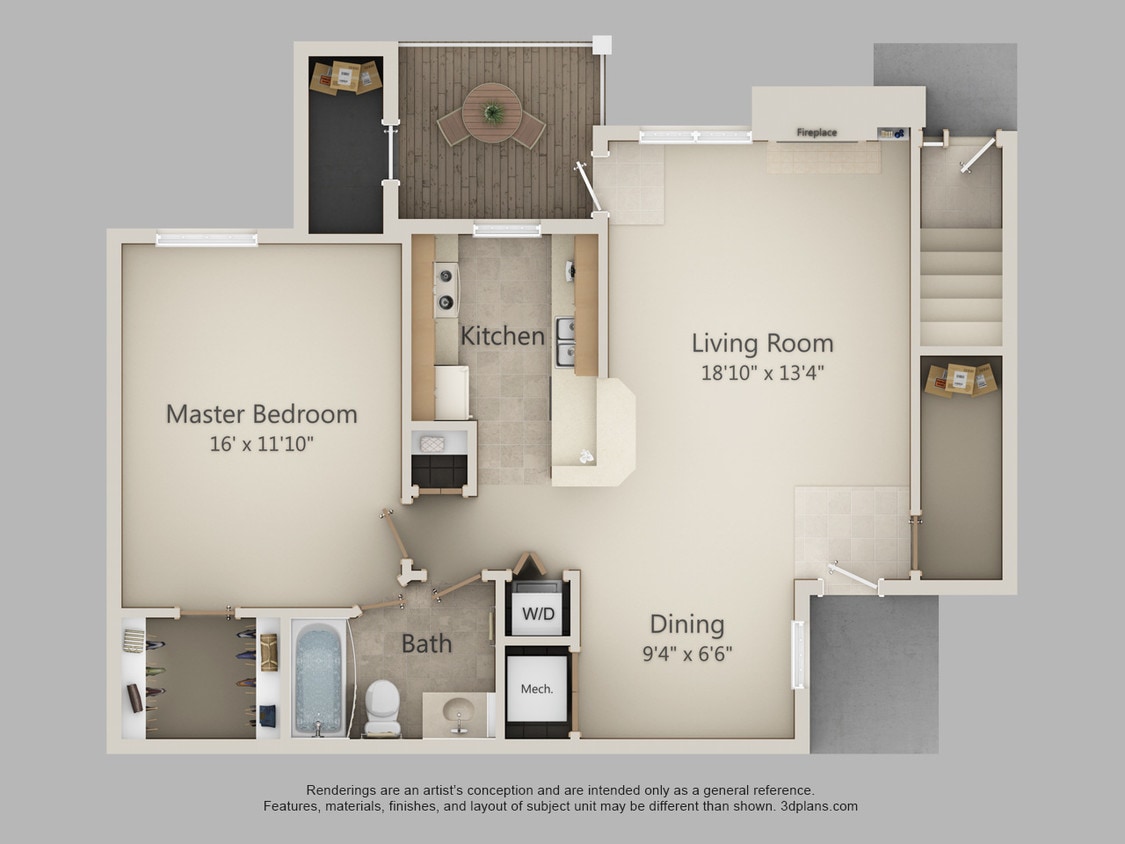 Floor Plan - 1A - Nickel Plate