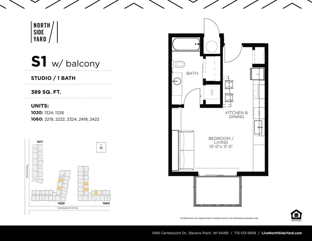 Floor Plan - S1 - Studio