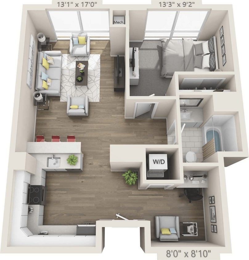 Floor Plan - Parkview 304