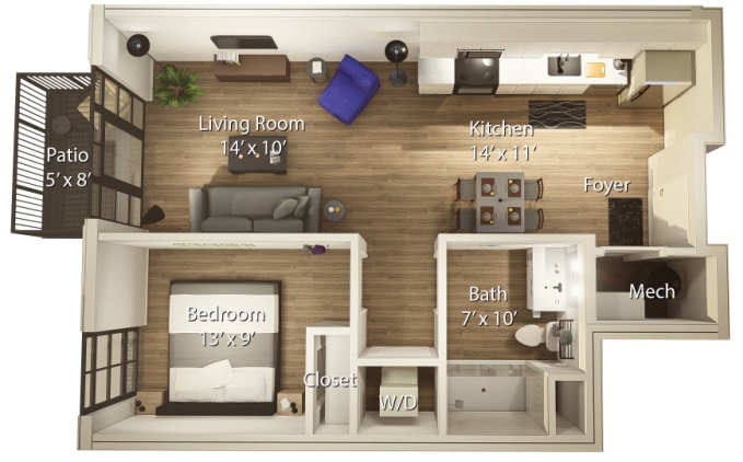 Floor Plan - Hudson