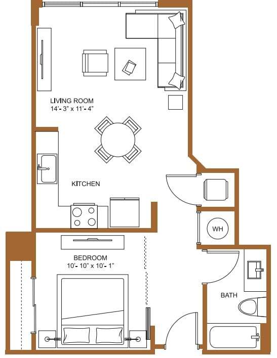 Floor Plan - Studio-S2